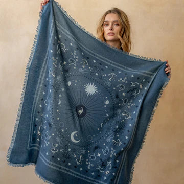 Cosmic Cashmere Bandana Sweater Wrap