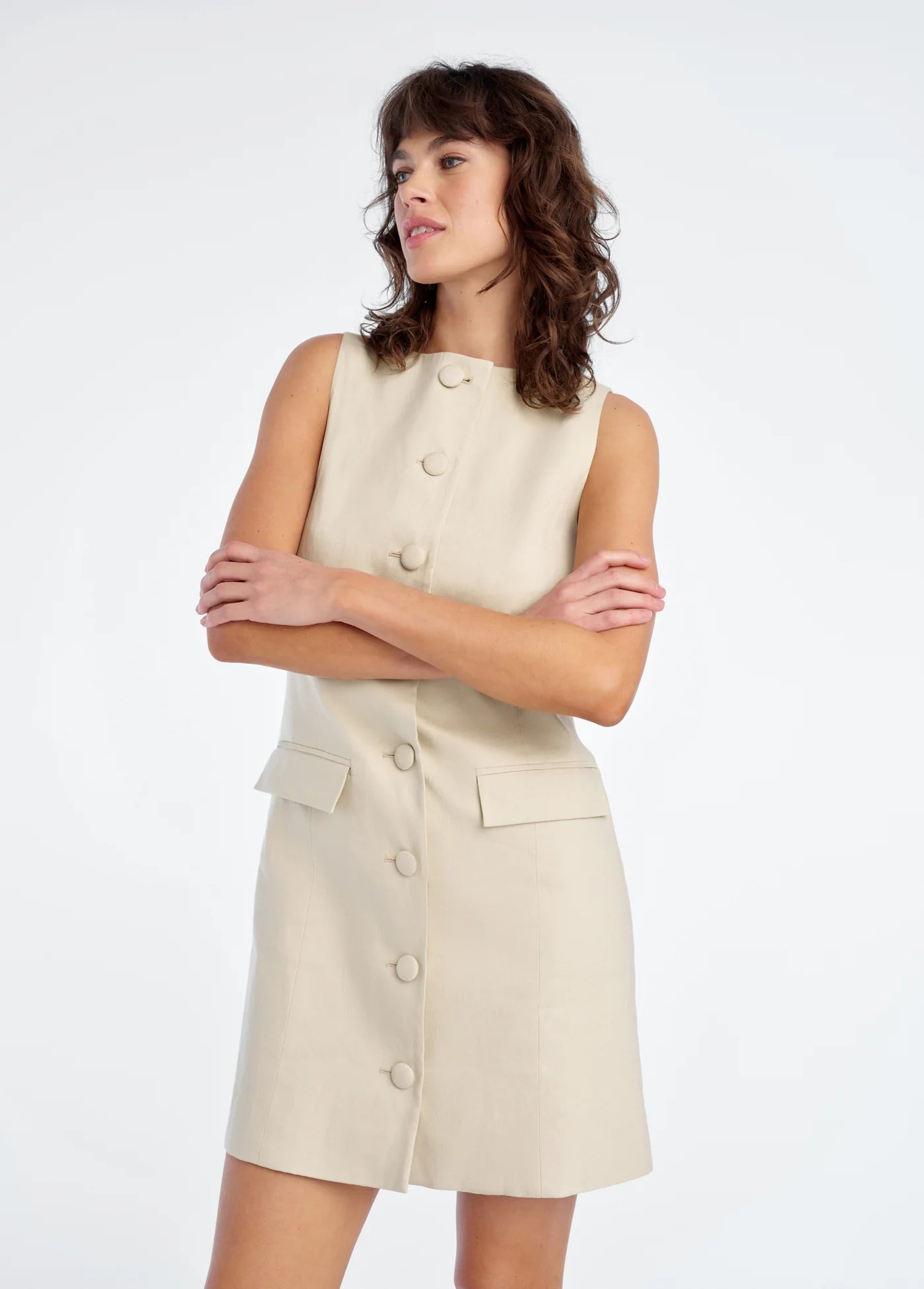 The Cece Linen Dress