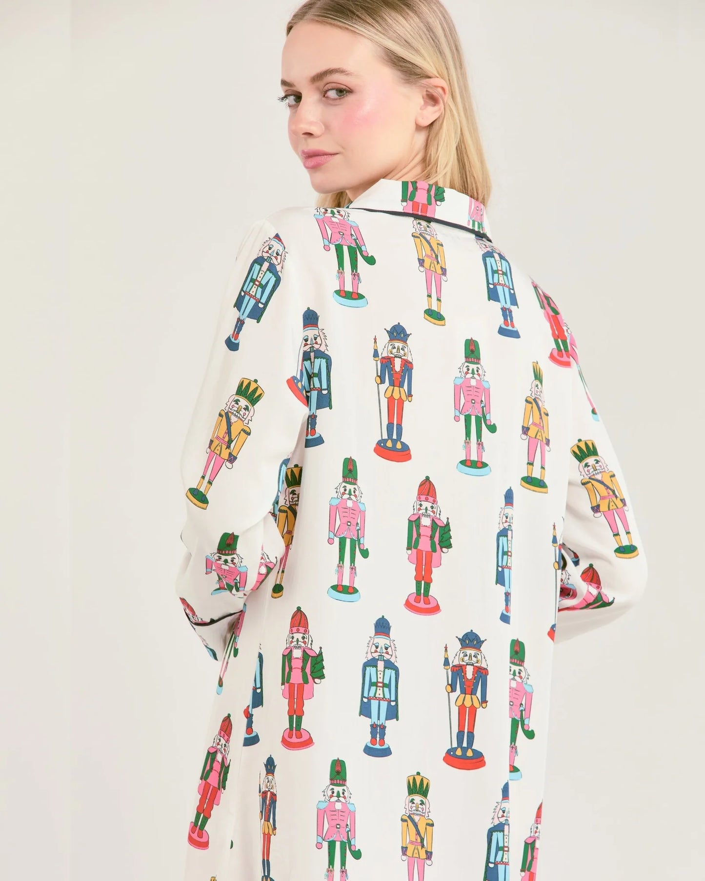 Holiday March Long Sleeve Pajama Pants Set