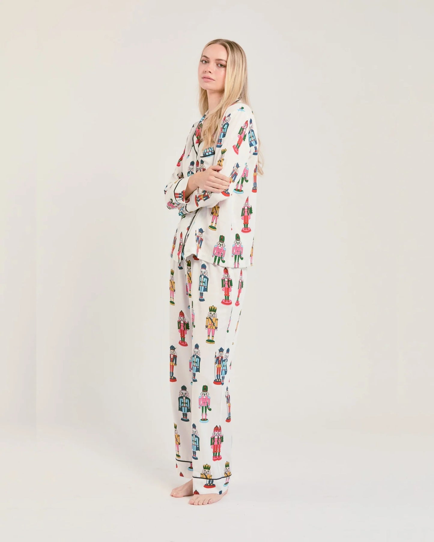 Holiday March Long Sleeve Pajama Pants Set