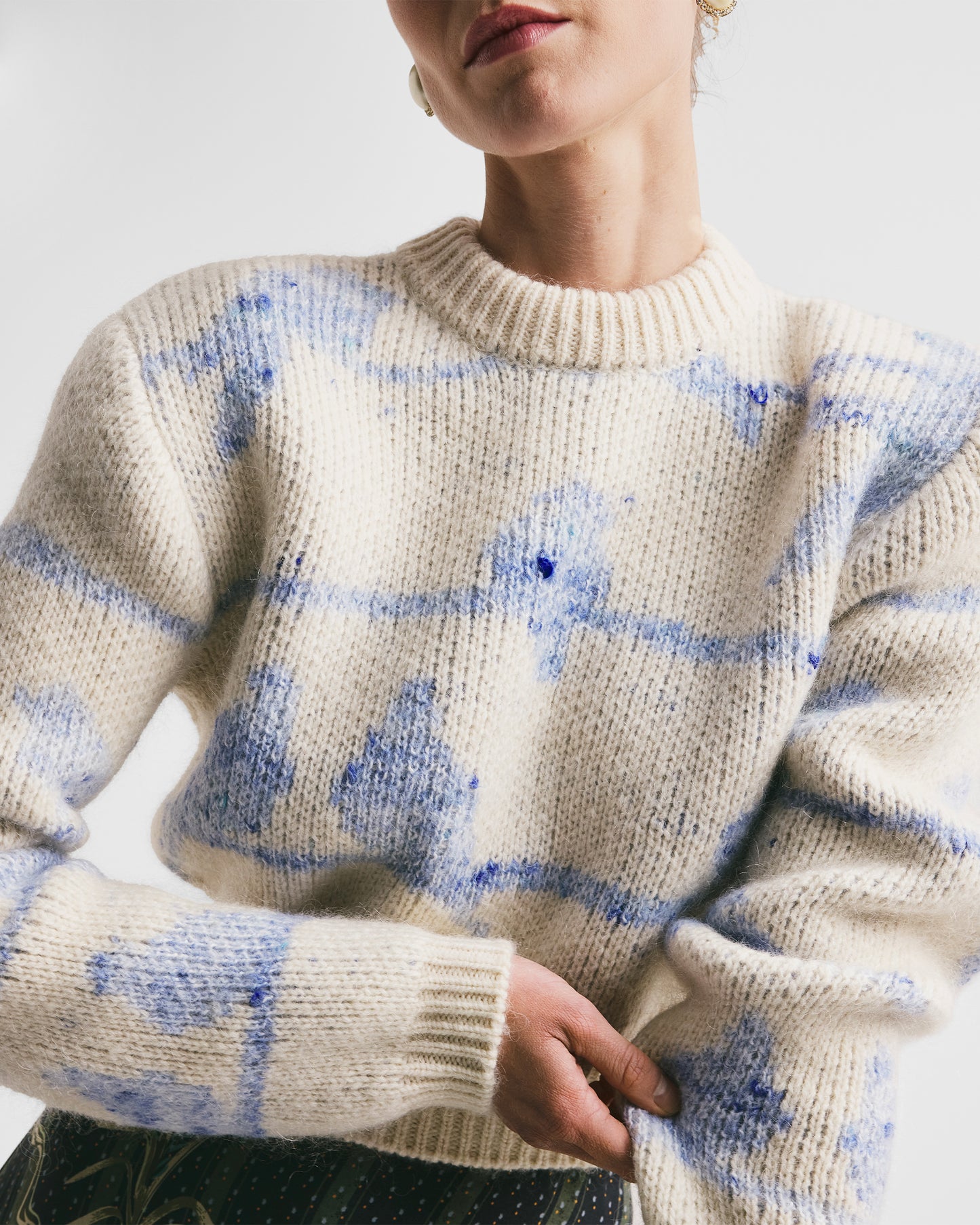 Jacquard Knit Sweater