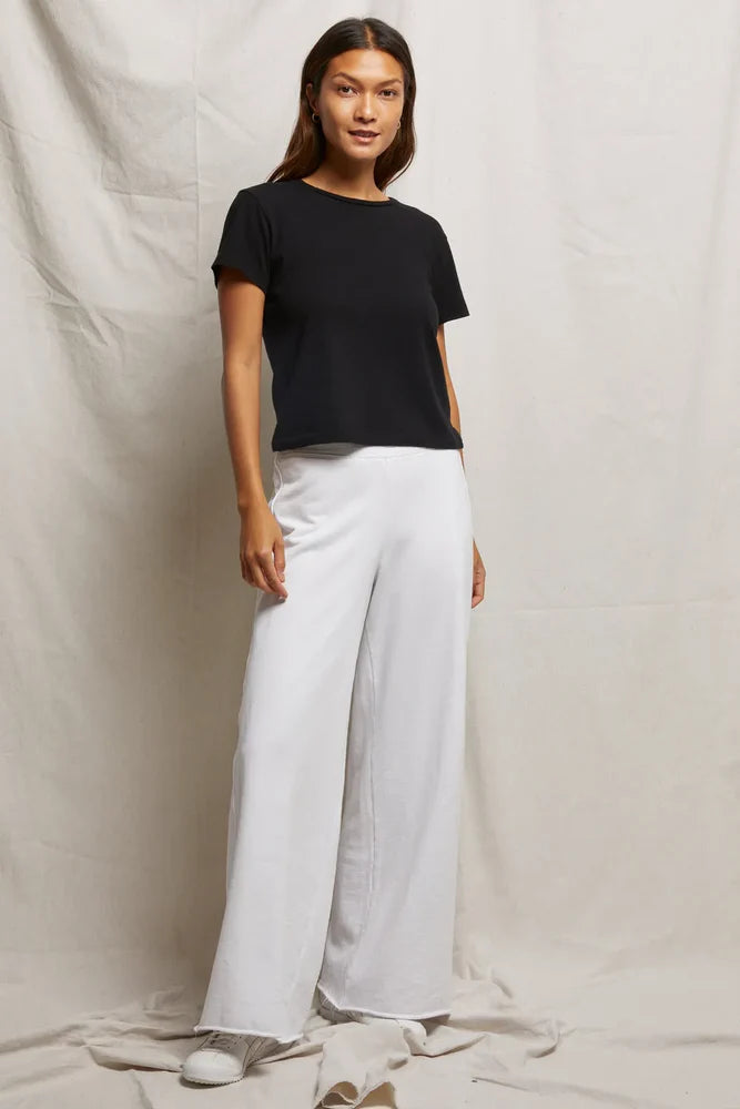 Lisa Recycle Cotton Slim Crew Tee