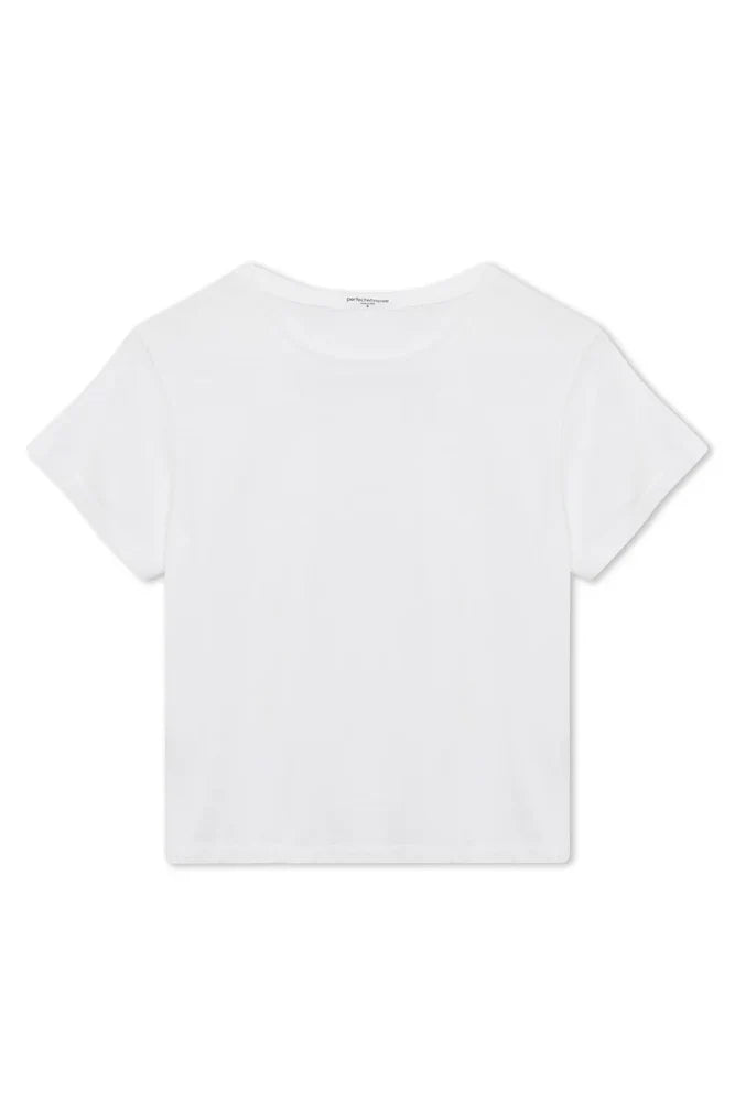 Lisa Recycle Cotton Slim Crew Tee