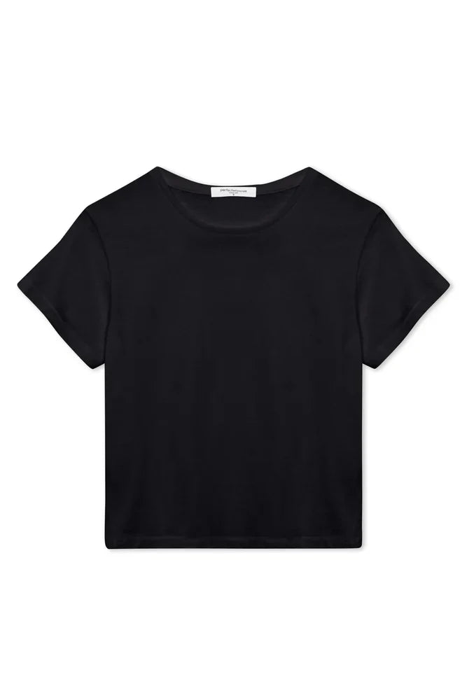 Lisa Recycle Cotton Slim Crew Tee