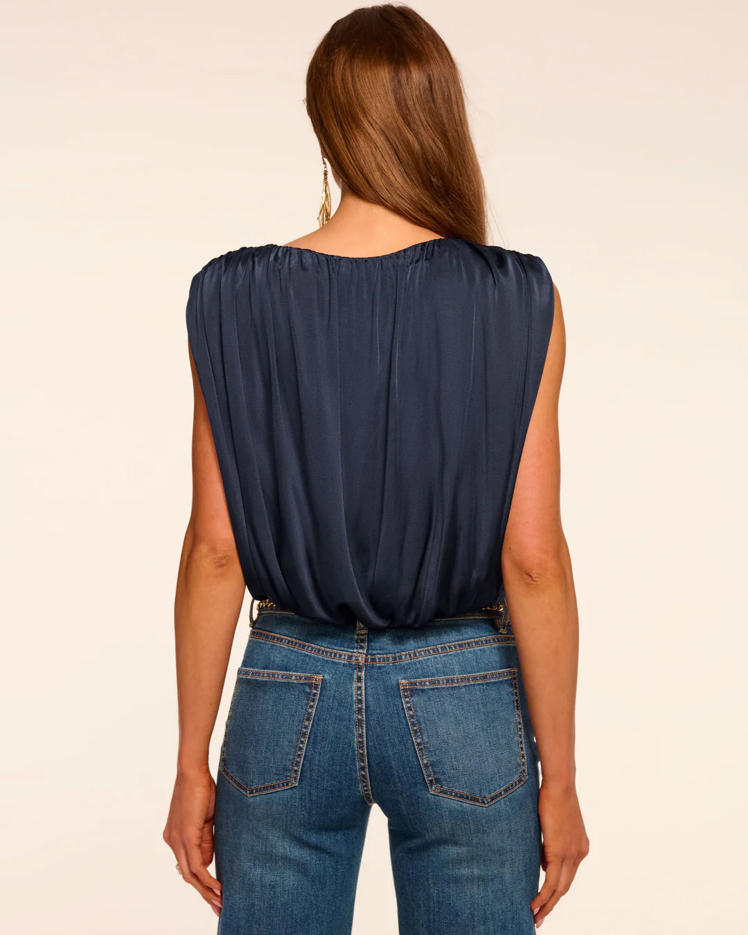 Brian Jersey Ruched Top