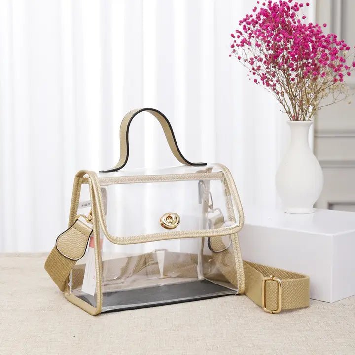 Stadium Top-Handled Clear Bags - Frock Shop