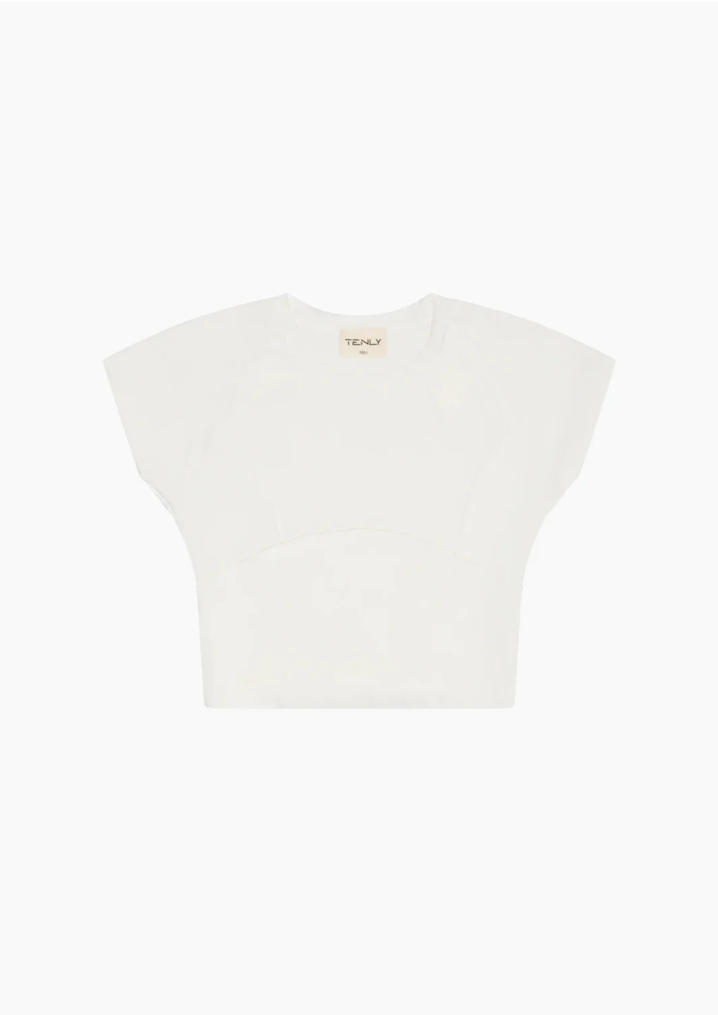 Sally Rib Cap Sleeve Baseball Tee