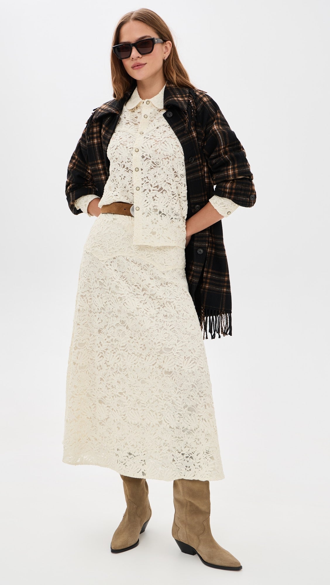 The Relic Lace Western Shirt