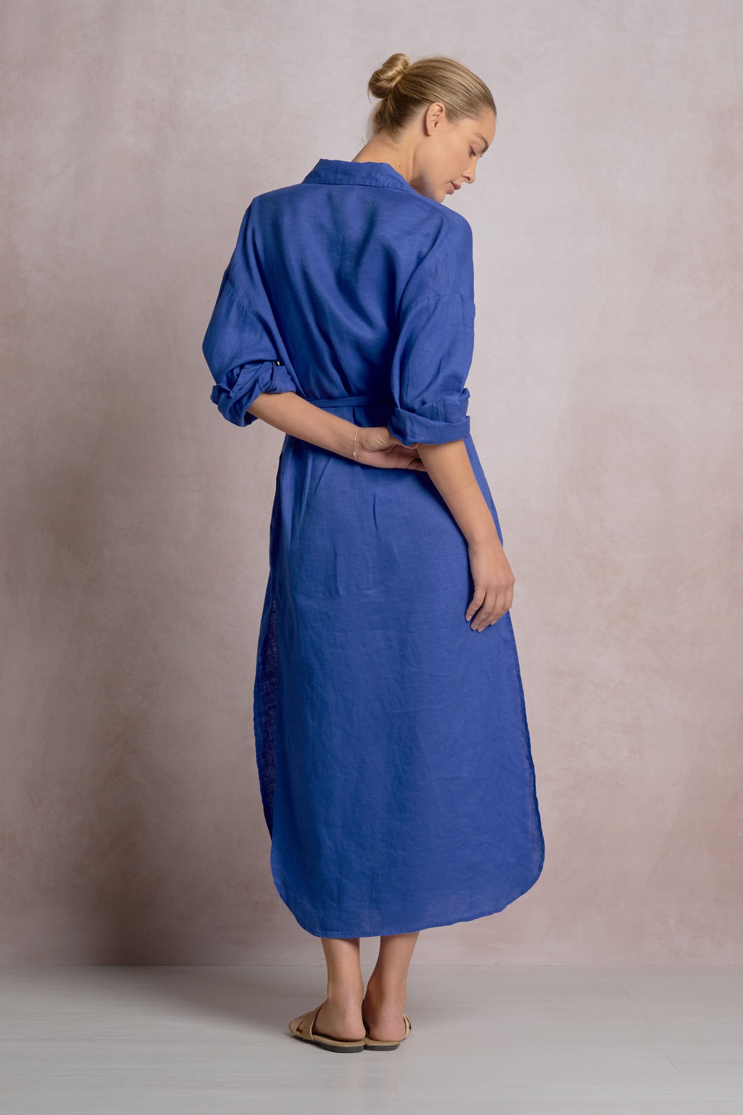 Logan Maxi Shirt Dress