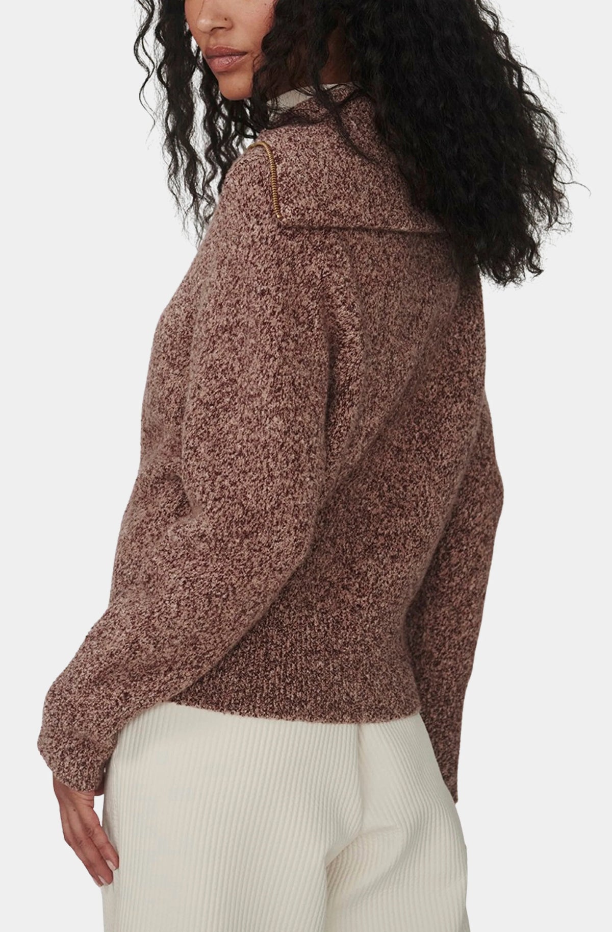 Sherida Half-Zip Knit Sweater