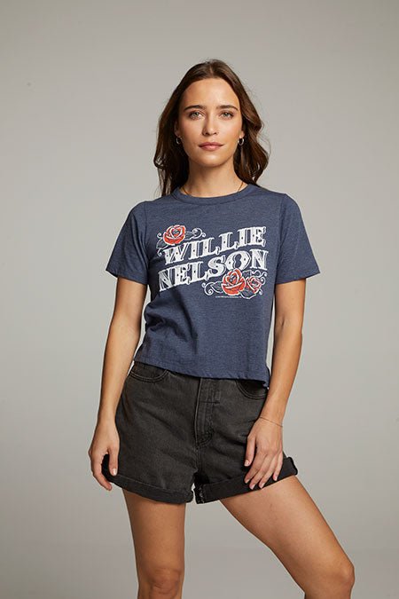 Willie Nelson - Roses Tee - Frock Shop