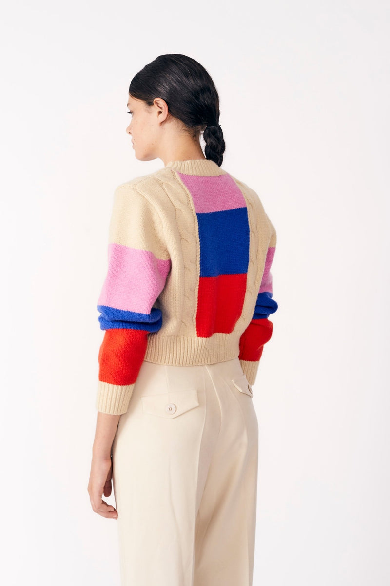 Brinsley Colorblock Sweater - Frock Shop