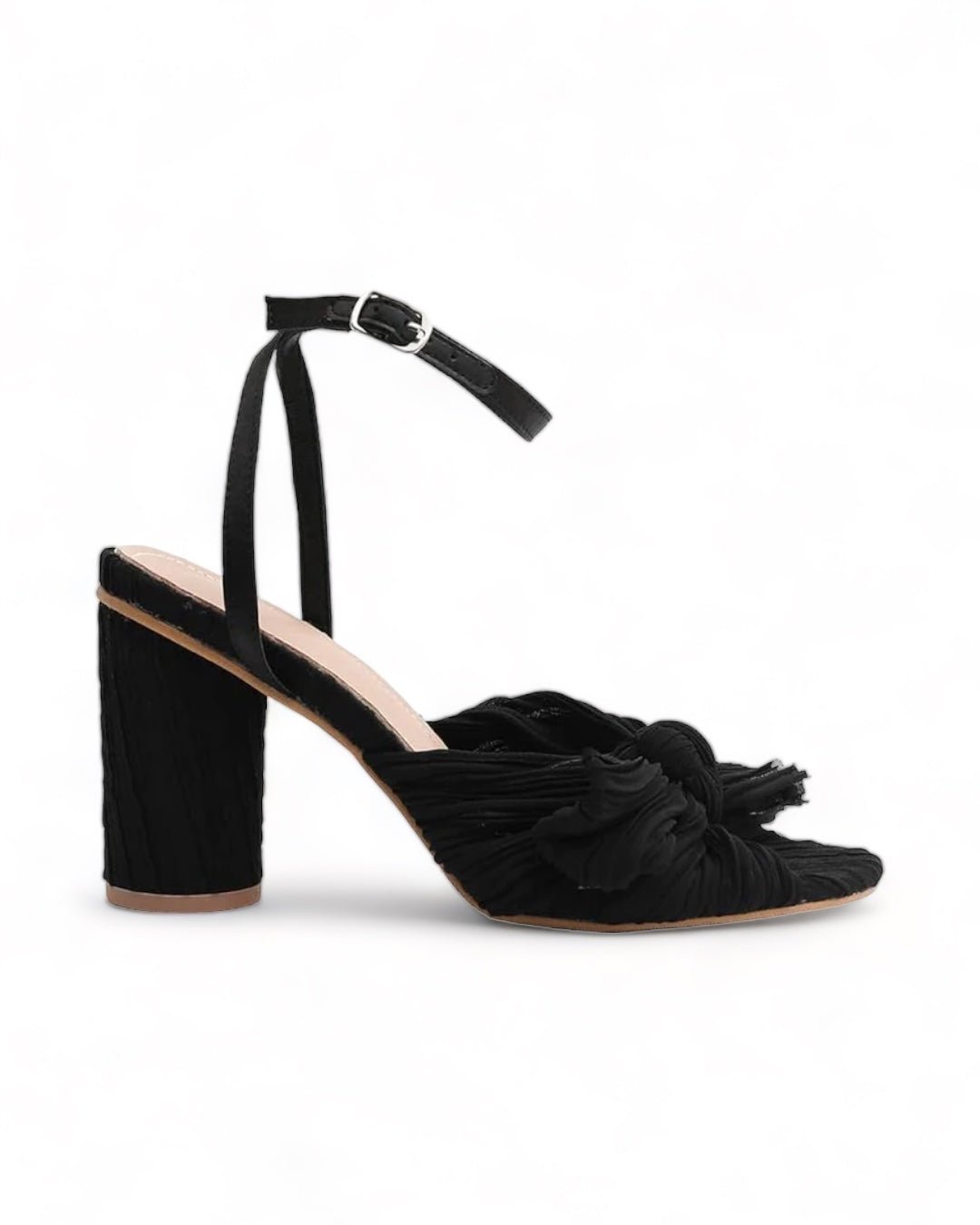 Heeled Bow Sandals - Frock Shop