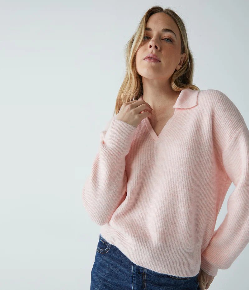 Stevie Collared Pullover - Frock Shop