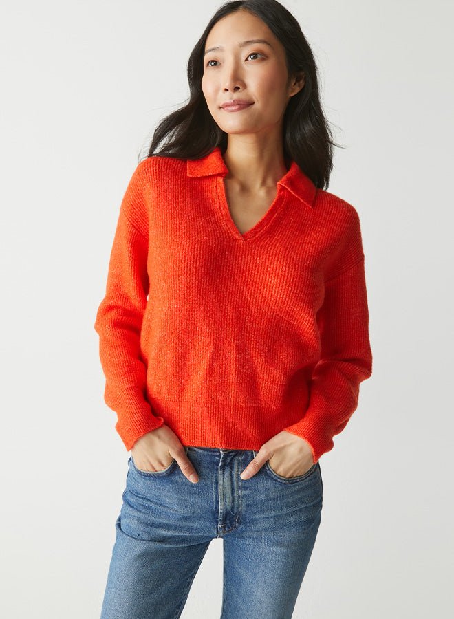 Stevie Collared Pullover - Frock Shop