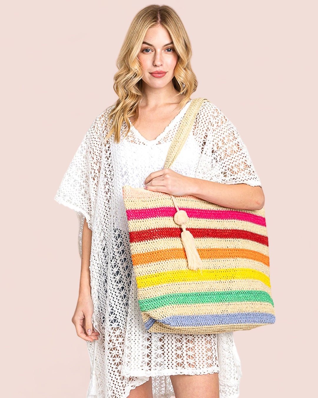 Talley Straw Tote Bag - Frock Shop