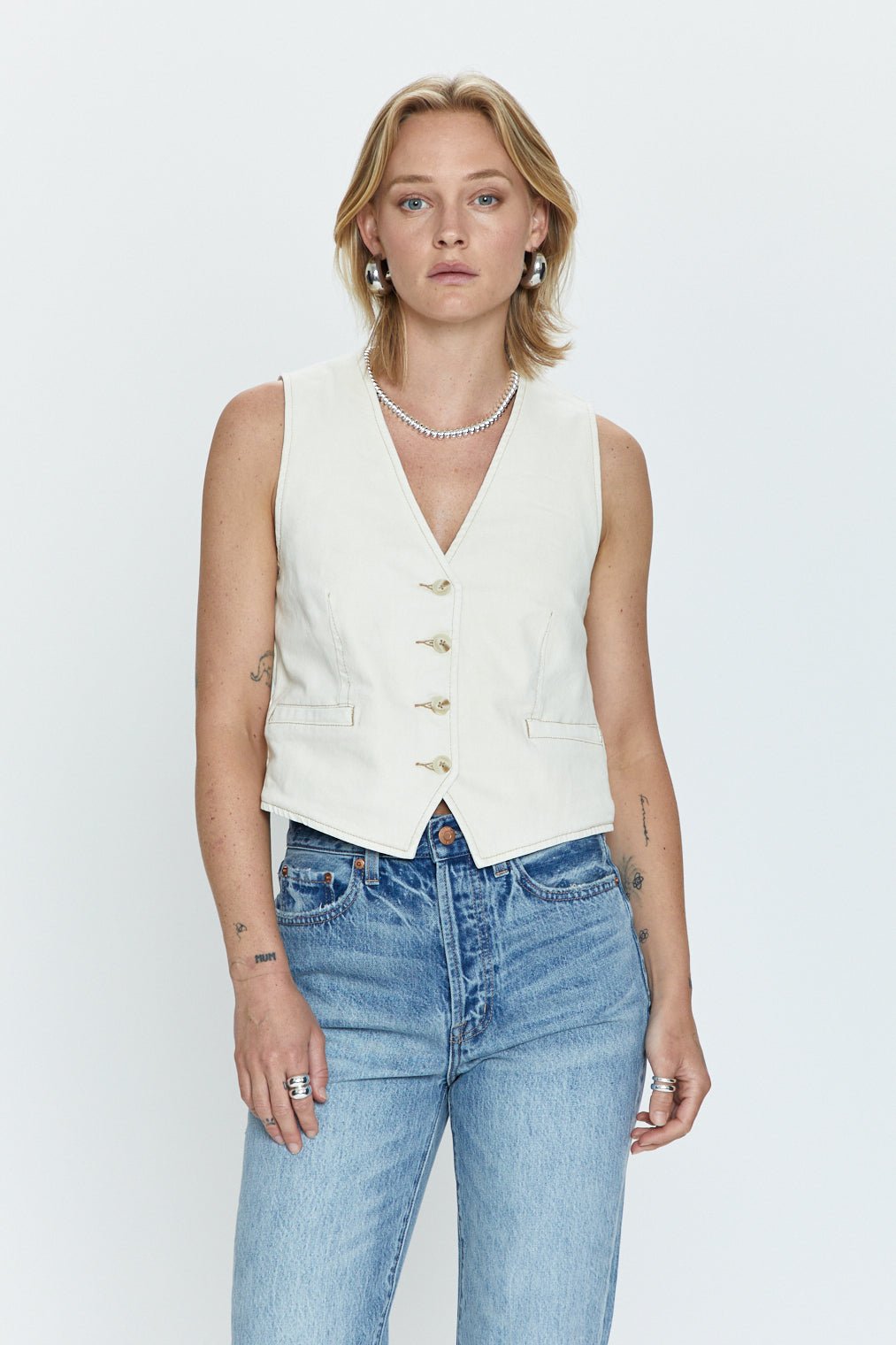 Vero Fitted Vest - Frock Shop
