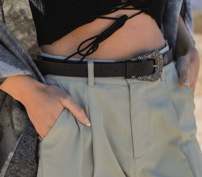 Western Style Fashion Belt - One Size - Frock Shop